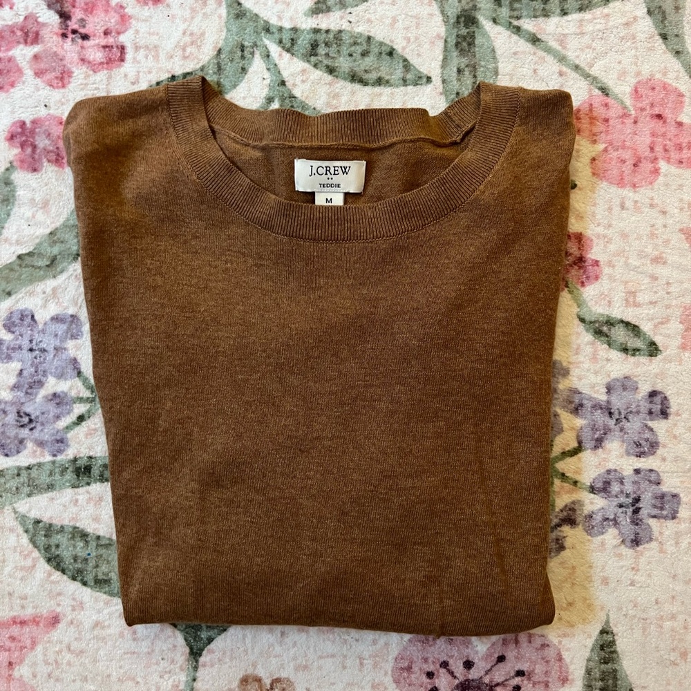 J. Crew Cotton Teddie Sweater